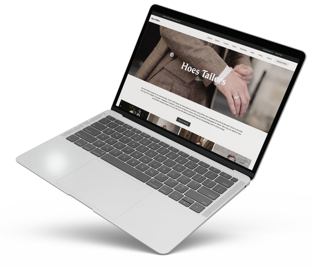 Website Hoes tailors | Social Productions Alkmaar | Webdesign en Marketing
